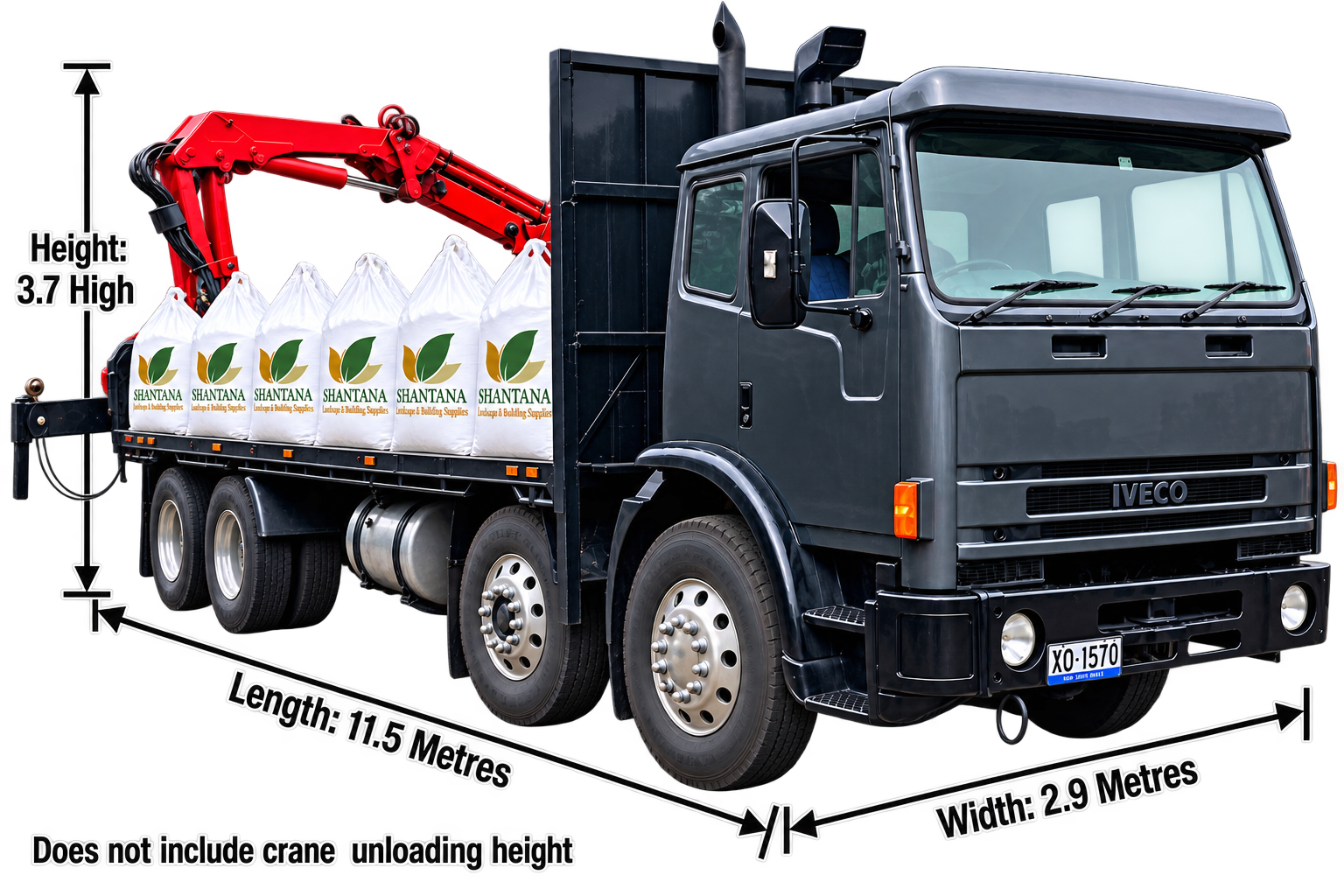 iveco crane truck spec sheet