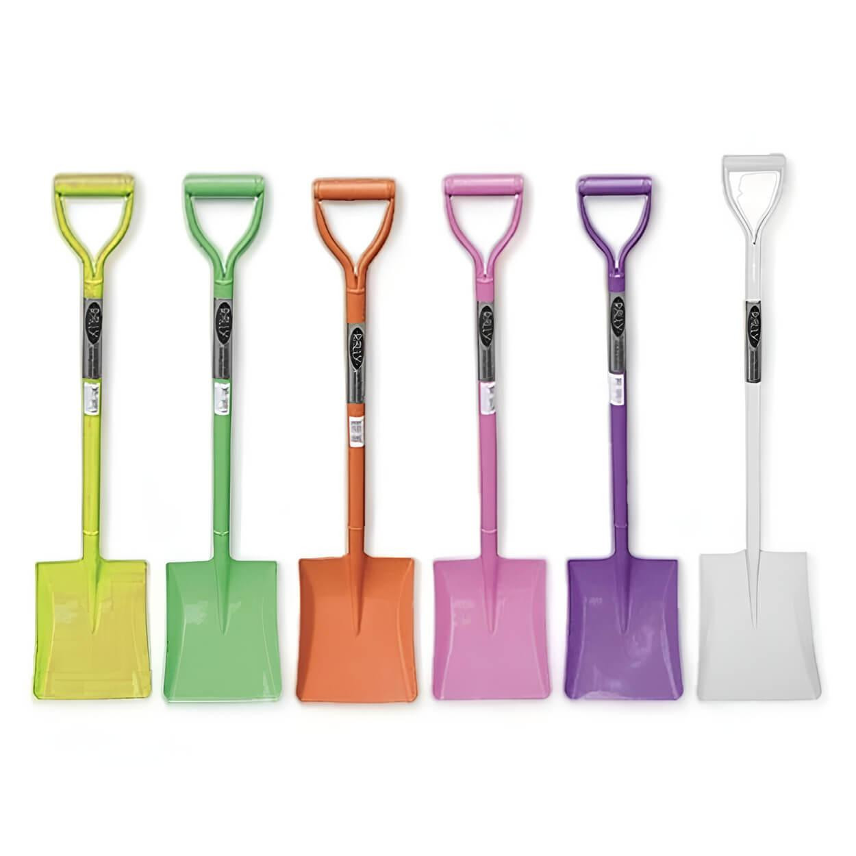 rally all metal shovel – coloured Rally all-metal shovels in yellow, green, orange, pink, purple and white