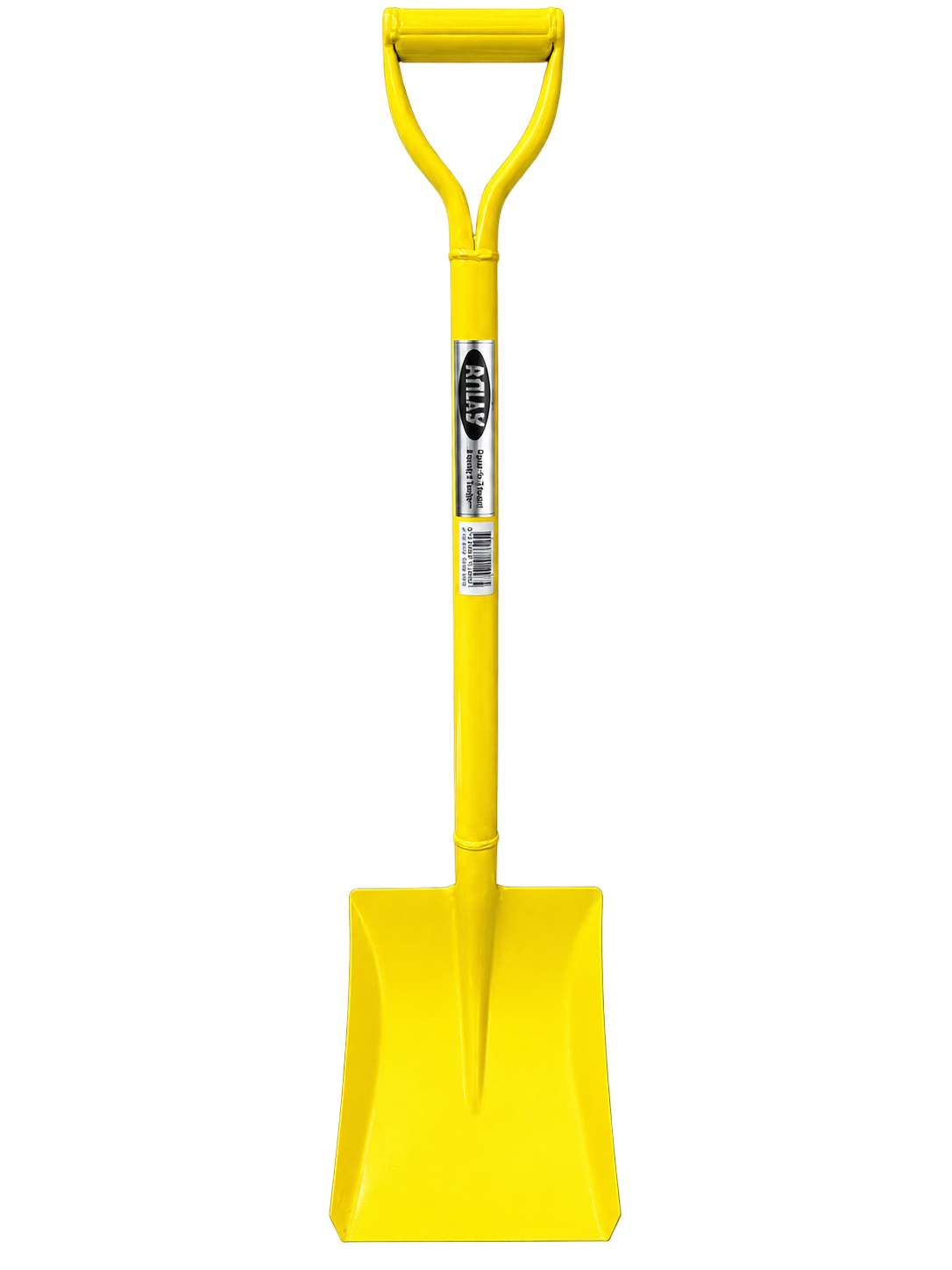 Rally All-Metal Shovel – Yellow Yellow Rally all-metal shovel with D handle