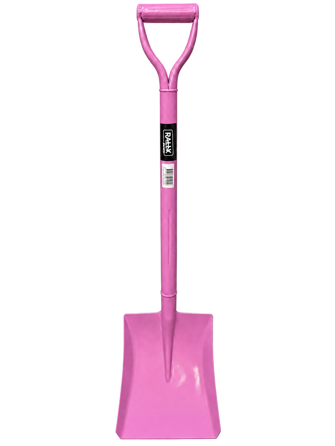 Rally All-Metal Shovel – Pink Pink Rally all-metal shovel with D handle