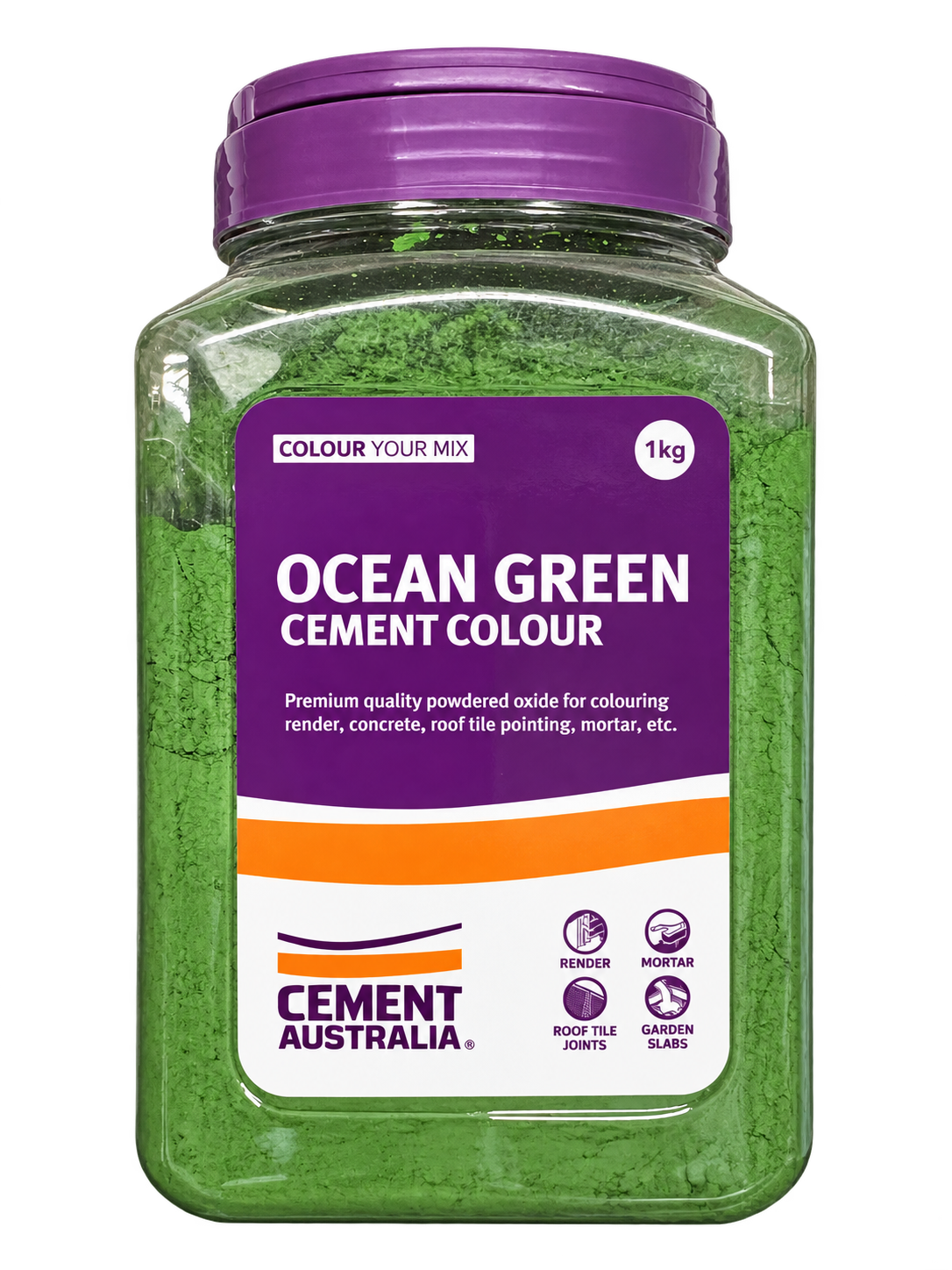 Cement Australia Ocean Green Oxide – 1 kg Cement Australia Ocean Green Oxide – 1 kg
