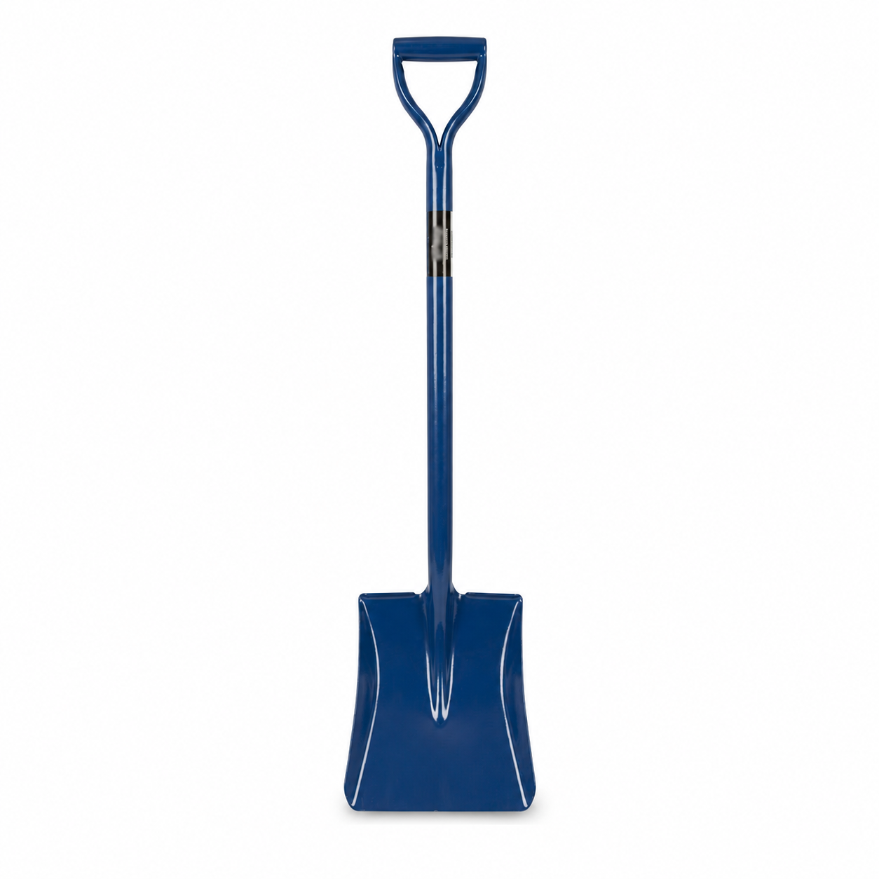 Rally 1040mm All-Metal Shovel – Blue Blue Rally all-metal shovel, 1040mm, shown from D handle to blade
