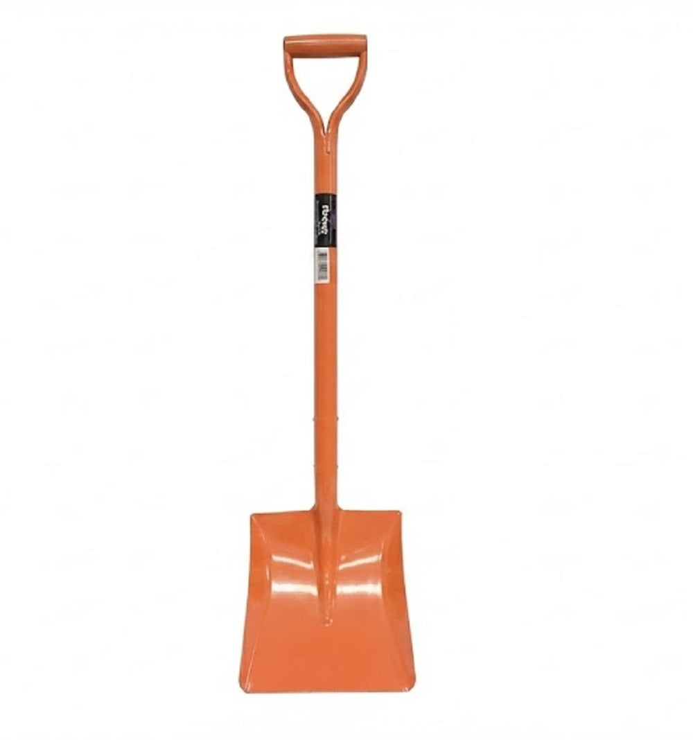 Rally 1040mm All-Metal Shovel – Orange Orange Rally all-metal shovel, 1040mm, shown from D handle to blade