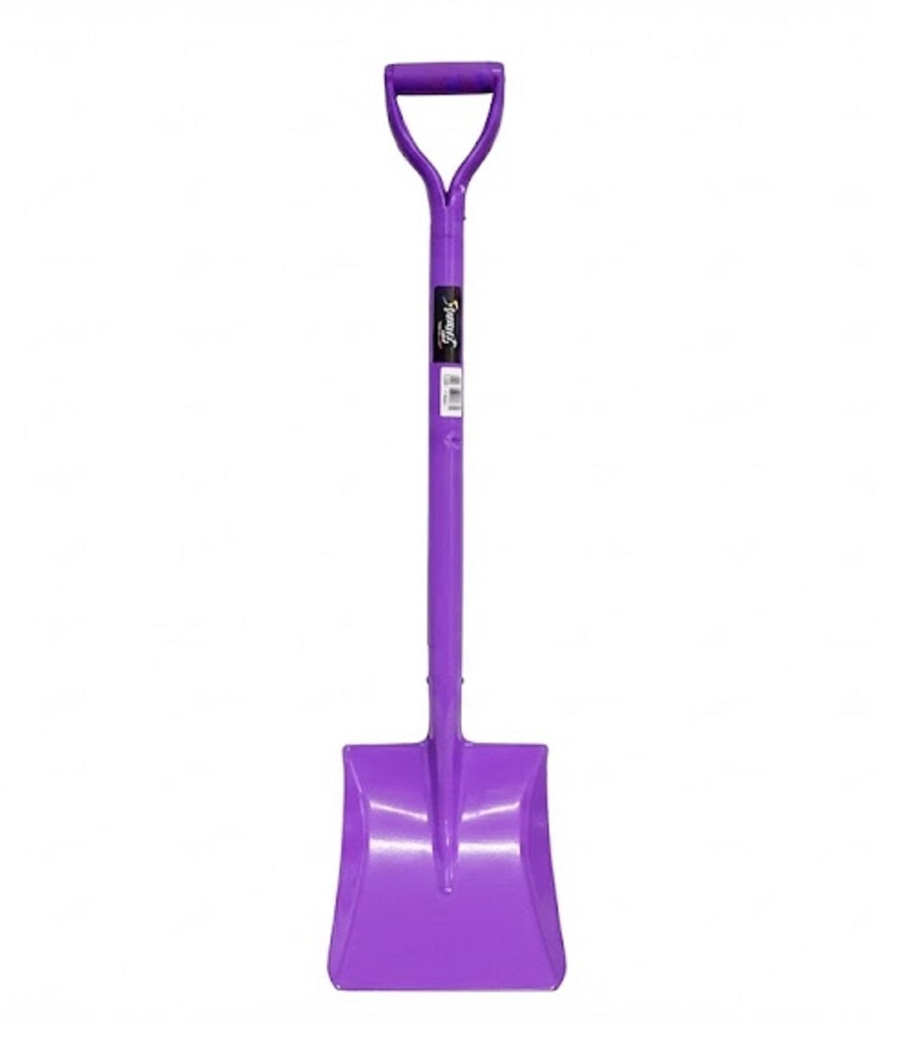 Rally 1040mm All-Metal Shovel – Purple Purple Rally all-metal shovel, 1040mm, shown from D handle to blade